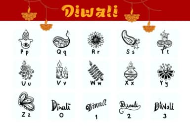 Diwali by Bee piyanuch — Dingbats Font — thumbnail 7