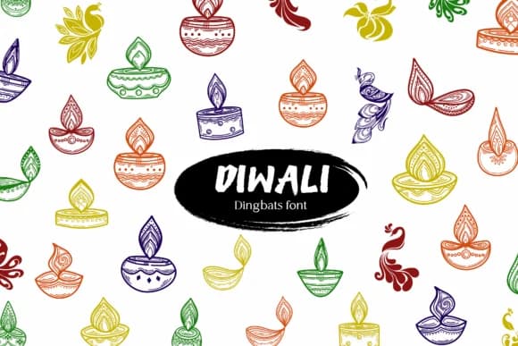 Diwali by Suphitchaya — Dingbats Font