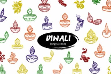 Diwali by Suphitchaya — Dingbats Font — thumbnail 1