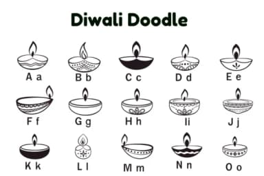 Diwali Doodle by Nun Sukhwan — Dingbats Font — thumbnail 6