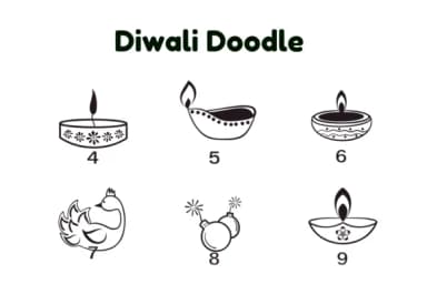 Diwali Doodle by Nun Sukhwan — Dingbats Font — thumbnail 8