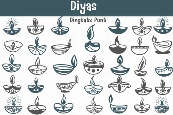 Diyas by Sontaya — Dingbats Font