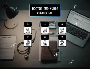 Doctor and Nurse by Distiny4919 — Dingbats Font — thumbnail 4