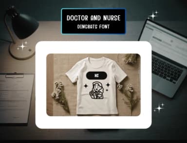 Doctor and Nurse by Distiny4919 — Dingbats Font — thumbnail 6