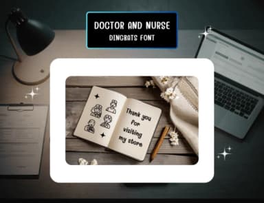 Doctor and Nurse by Distiny4919 — Dingbats Font — thumbnail 8