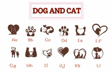 Dog and Cat by PraewDesigns — Dingbats Font — thumbnail 2
