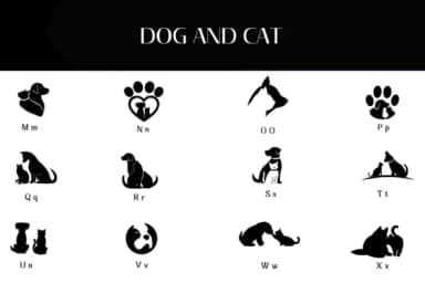 Dog and Cat by Heartcraft Atelier — Dingbats Font — thumbnail 3