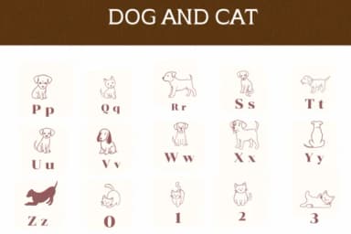 Dog and Cat by Apiwat Type — Dingbats Font — thumbnail 3