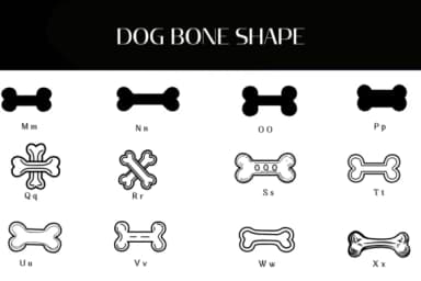 Dog Bone Shape by Heartcraft Atelier — Dingbats Font — thumbnail 3