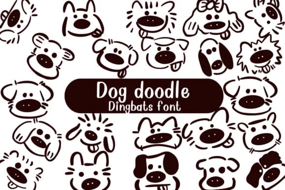 Dog Doodle by Nongyao — Dingbats Font