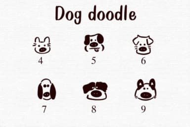 Dog Doodle by Nongyao — Dingbats Font — thumbnail 4