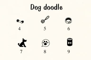 Dog Doodle by Nongyao — Dingbats Font — thumbnail 4