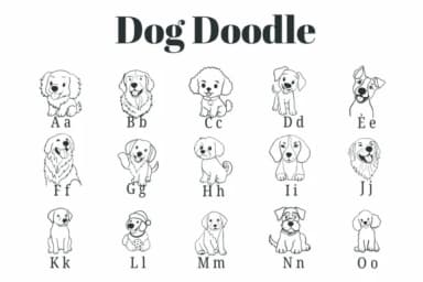 Dog Doodle by Suphitchaya — Dingbats Font — thumbnail 2