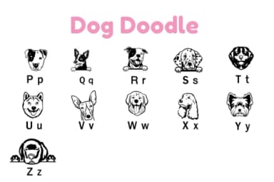 Dog Doodle by Nun Sukhwan — Dingbats Font — thumbnail 3