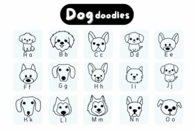Dog Doodles by Natchuta — Dingbats Font — thumbnail 2
