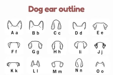 Dog Ear Outline by Nun Sukhwan — Dingbats Font — thumbnail 2