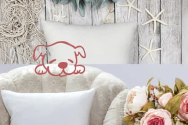 Dog Face Doodle by Ketsarin — Dingbats Font — thumbnail 7