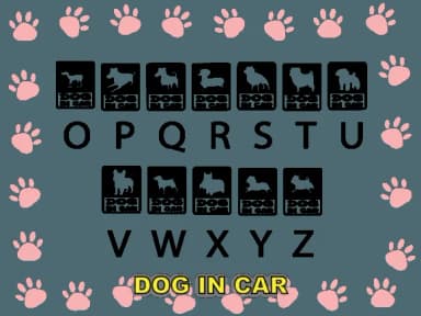 Dog in Car by Happy Bamboo — Dingbats Font — thumbnail 3