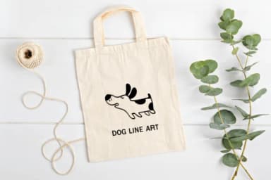 Dog Line Art by Ketsarin — Dingbats Font — thumbnail 5