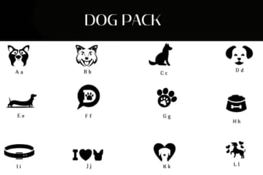 Dog Pack by Heartcraft Atelier — Dingbats Font — thumbnail 2