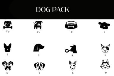 Dog Pack by Heartcraft Atelier — Dingbats Font — thumbnail 4