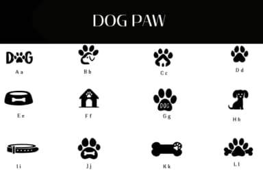 Dog Paw by Heartcraft Atelier — Dingbats Font — thumbnail 2