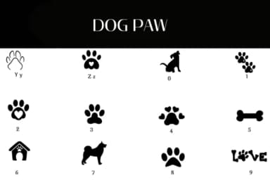 Dog Paw by Heartcraft Atelier — Dingbats Font — thumbnail 4