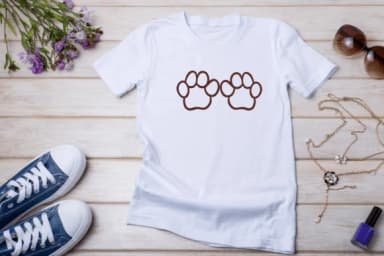 Dog Paw Doodle by Ketsarin — Dingbats Font — thumbnail 6