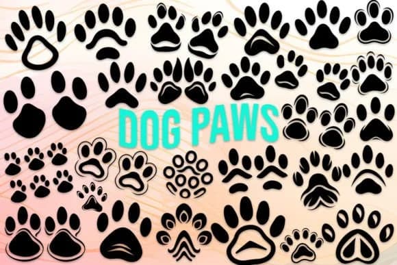 Dog Paws by MOMAT THIRTYONE — Dingbats Font