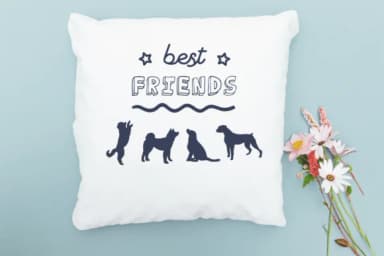 Dog Silhouettes by Pui Art — Dingbats Font — thumbnail 2