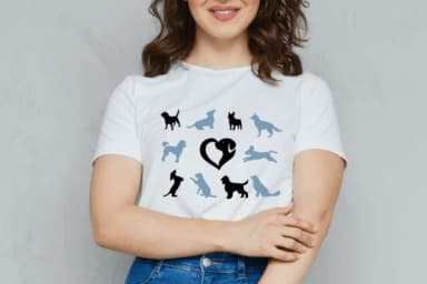 Dog Silhouettes by Pui Art — Dingbats Font — thumbnail 3