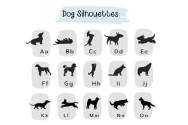 Dog Silhouettes by Pui Art — Dingbats Font — thumbnail 8