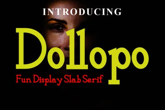 Dollopo by Gatra Std — Slab Serif Font