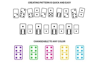 Domino Doodle by digitalplannerland — Dingbats Font — thumbnail 3