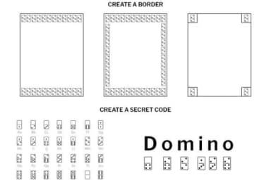 Domino Doodle by digitalplannerland — Dingbats Font — thumbnail 6