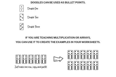 Domino Doodle by digitalplannerland — Dingbats Font — thumbnail 7