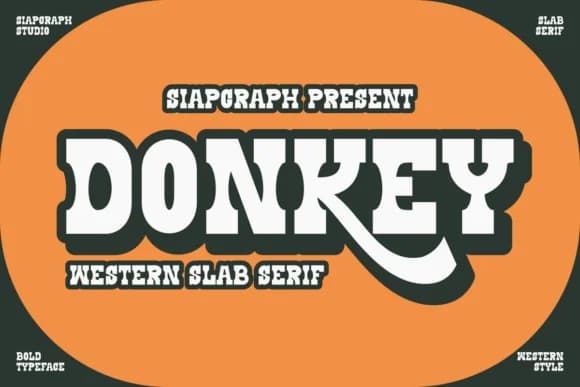 Donkey by SiapGraph — Slab Serif Font