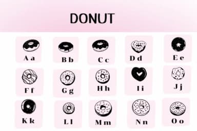 Donut by Ketsarin — Dingbats Font — thumbnail 2
