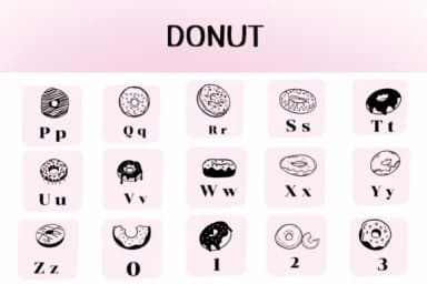 Donut by Ketsarin — Dingbats Font — thumbnail 3