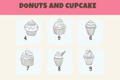 Donuts and Cupcake by Sirinart — Dingbats Font — thumbnail 4