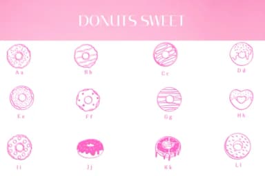 Donuts Sweet by Heartcraft Atelier — Dingbats Font — thumbnail 2