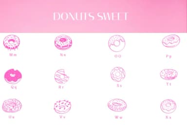 Donuts Sweet by Heartcraft Atelier — Dingbats Font — thumbnail 3