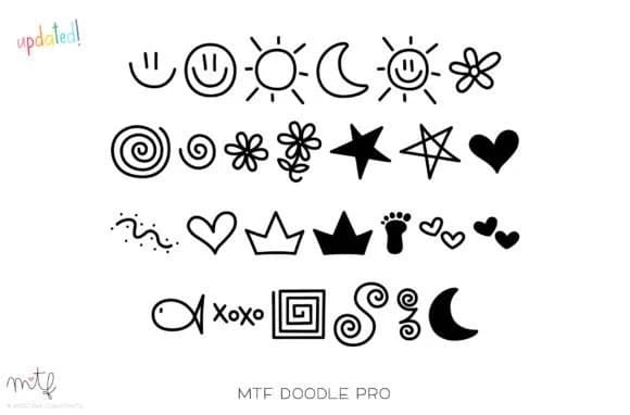 Doodle by Life's Amazing Journey — Dingbats Font