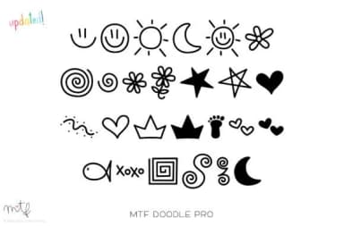 Doodle by Life's Amazing Journey — Dingbats Font — thumbnail 1