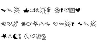Doodle by Life's Amazing Journey — Dingbats Font — thumbnail 3