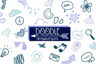 Doodle by Sirinart — Dingbats Font — thumbnail 1