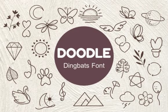 Doodle by Nun Sukhwan — Dingbats Font