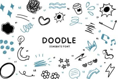 Doodle by Bee piyanuch — Dingbats Font — thumbnail 1