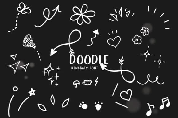 Doodle by CHANOK — Dingbats Font