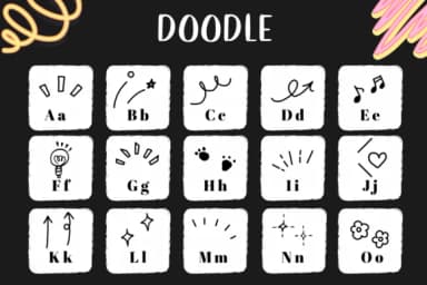 Doodle by CHANOK — Dingbats Font — thumbnail 2